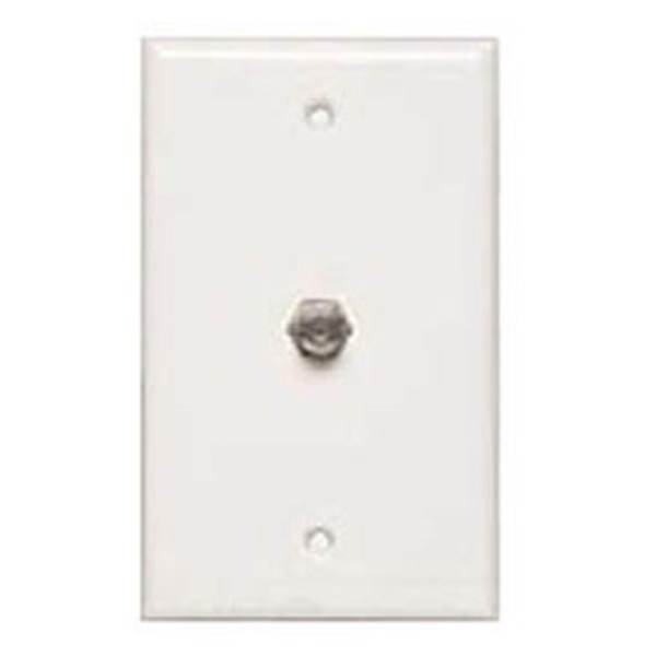 Allen Tel Flush Faceplate With F-81 Connector, White CT103F-15